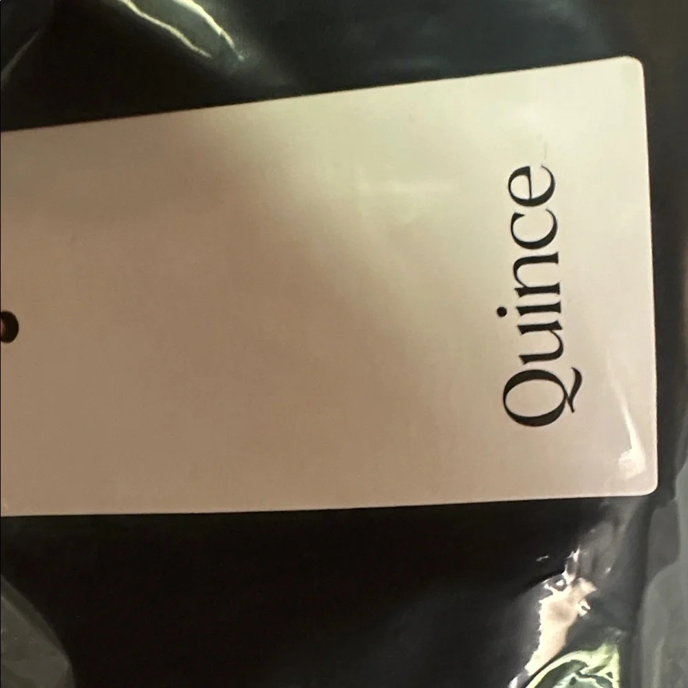 Quince Italian Cami One-Piece Swimsuit in Black Size Medium NWT 677 - Picture 5 of 5
